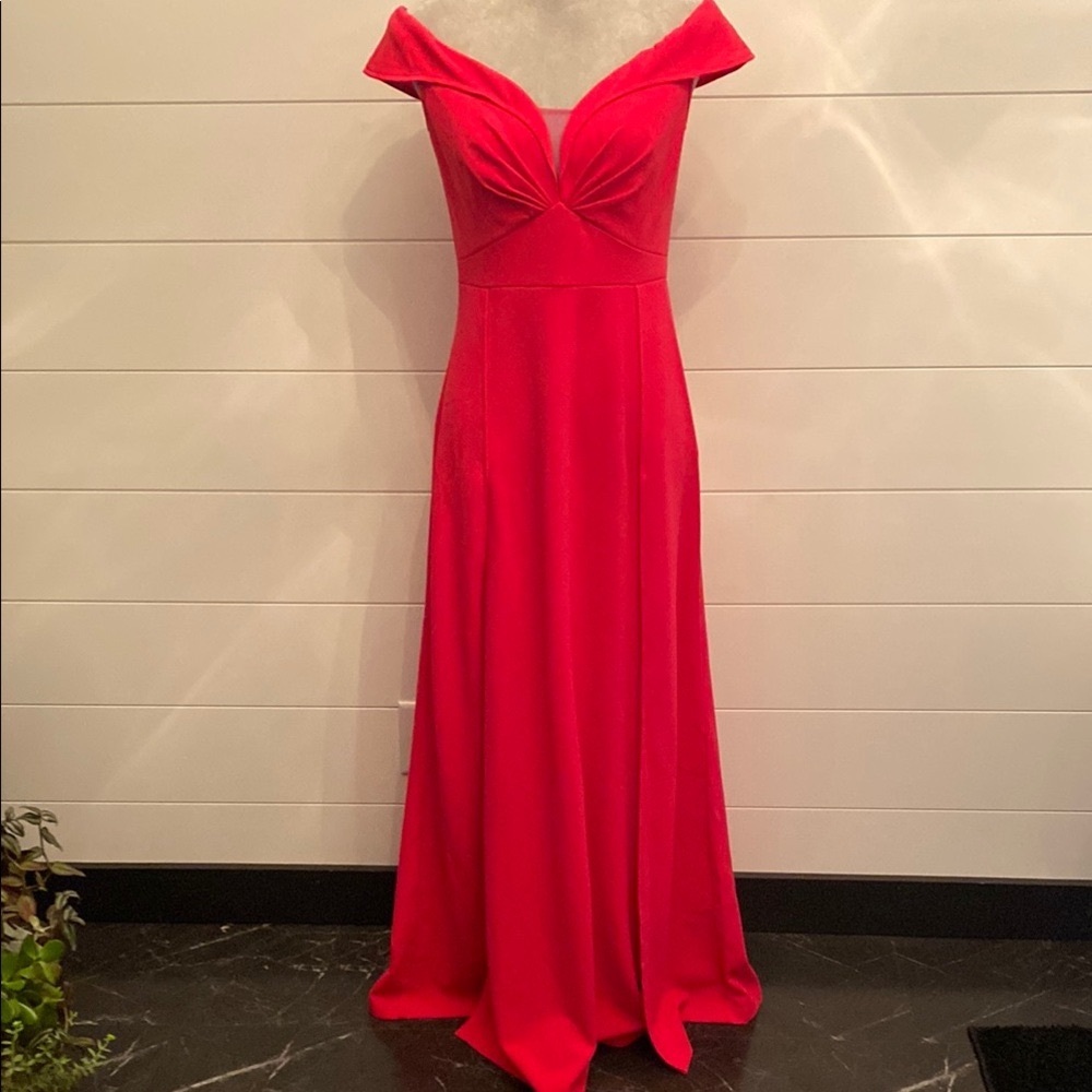 VFshow Elegant Pink Evening Gown